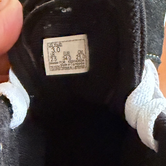 Vans Kids Sk8-Hi High-Top Sneakers - Black & White - Picture 6 of 6